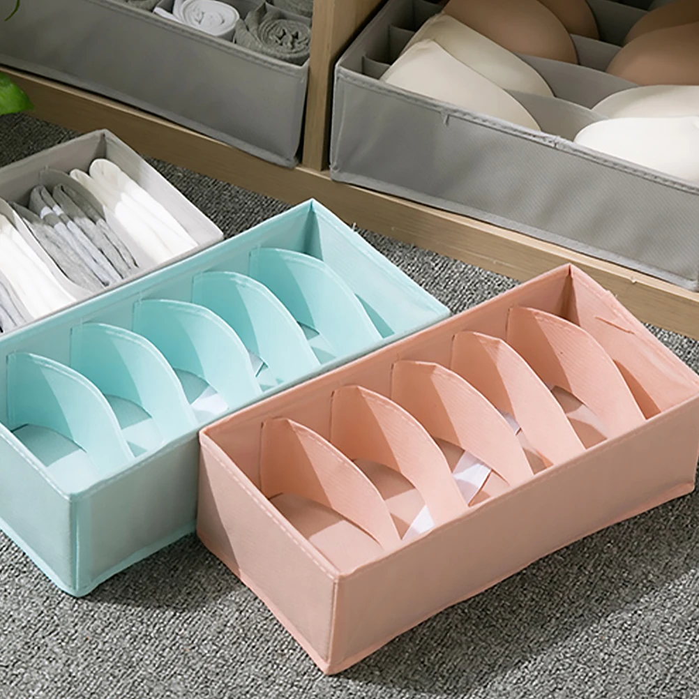 

Non-Woven Fabric Drawer Storage Box Portable Underwear Organizer Socks Briefs Multi-Grid Travel Clothes Storage