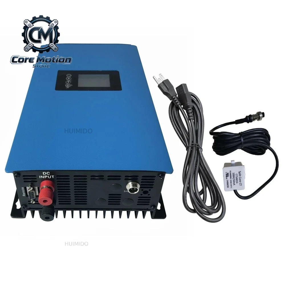 2000W Grid Tie Inverter with Internal Limiter MPPT Pure Sine Wave DC22-65V / 45-90V Battery Disharge Mode Extra Pay for WIFI