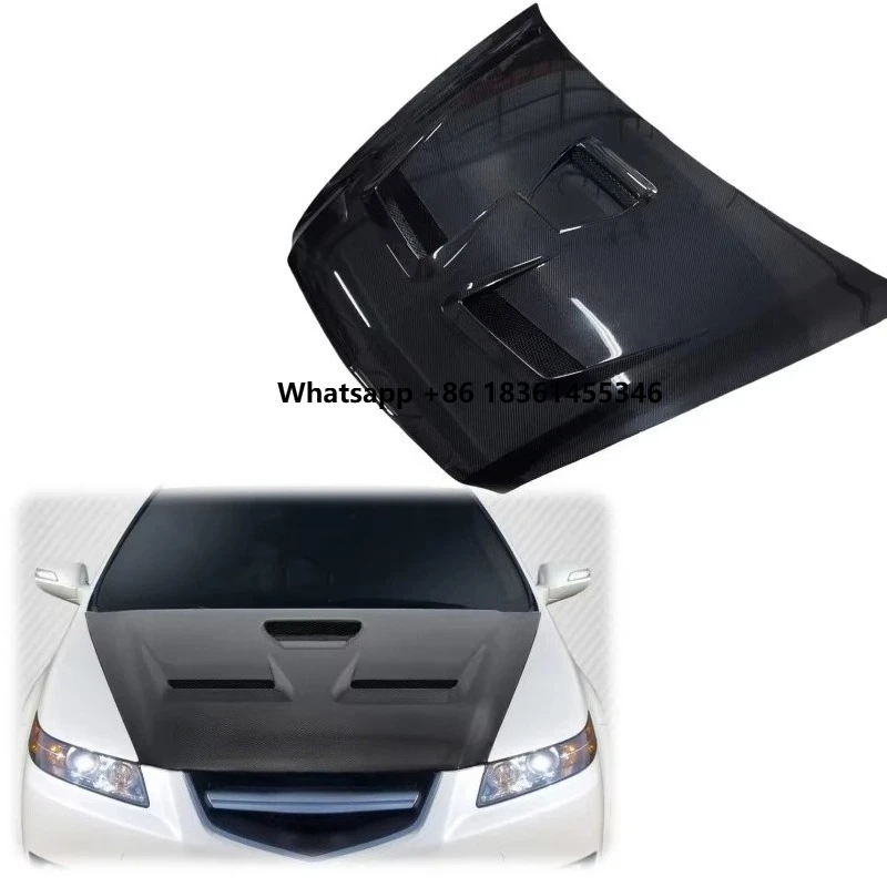 

2004-2008 For TL Carbon Fiber Engine Hood Bonnet Hood Vented Hoods