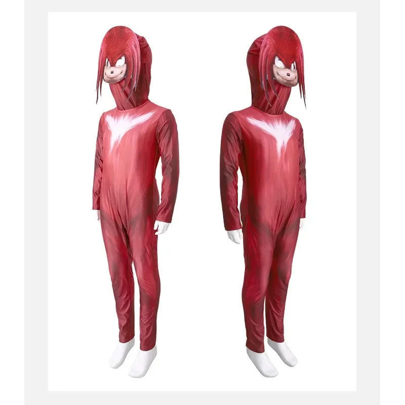 Juego de Anime para niños y adultos, disfraz de Cosplay de Miles Prower Knuckles Shadow Hedgehog, traje de fiesta de Halloween, mono