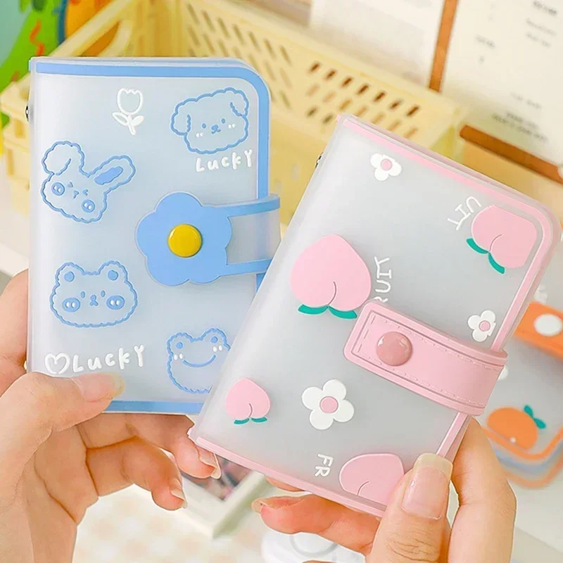 Mini Photo Album 20 Pockets 3 Inch Photocard Holder PVC Photo Album Women ID Credit Card Holder Photocard Binder