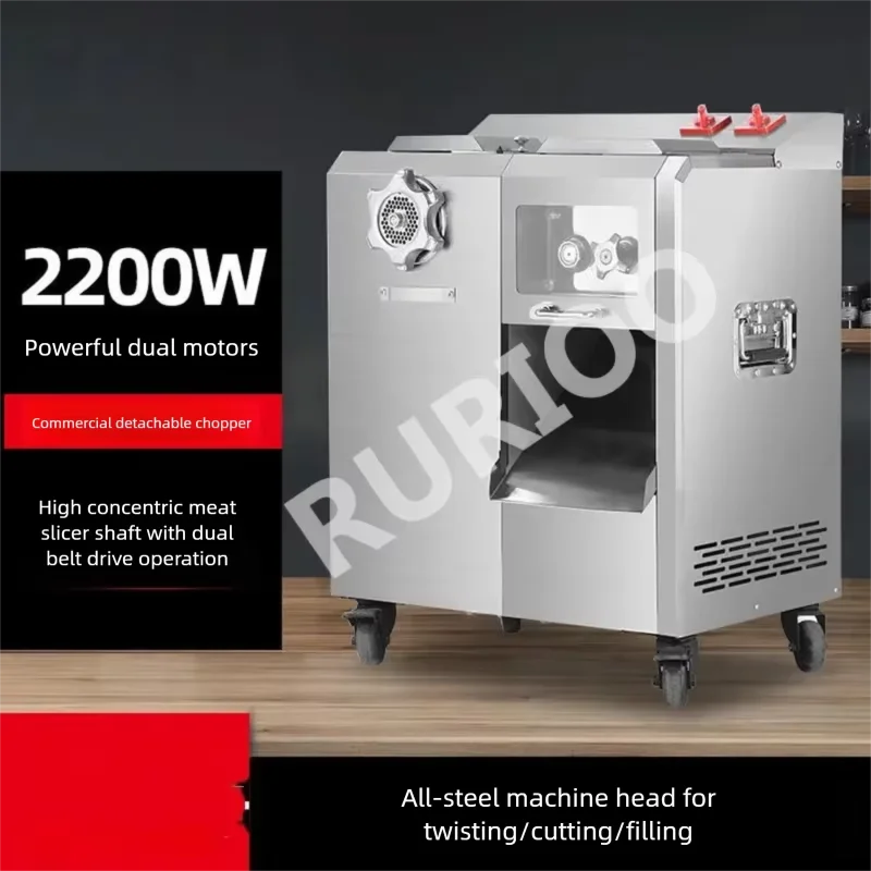 Electric Electric Meat Grinder and Slicer and Meat Grinder for Butcher in Good Used