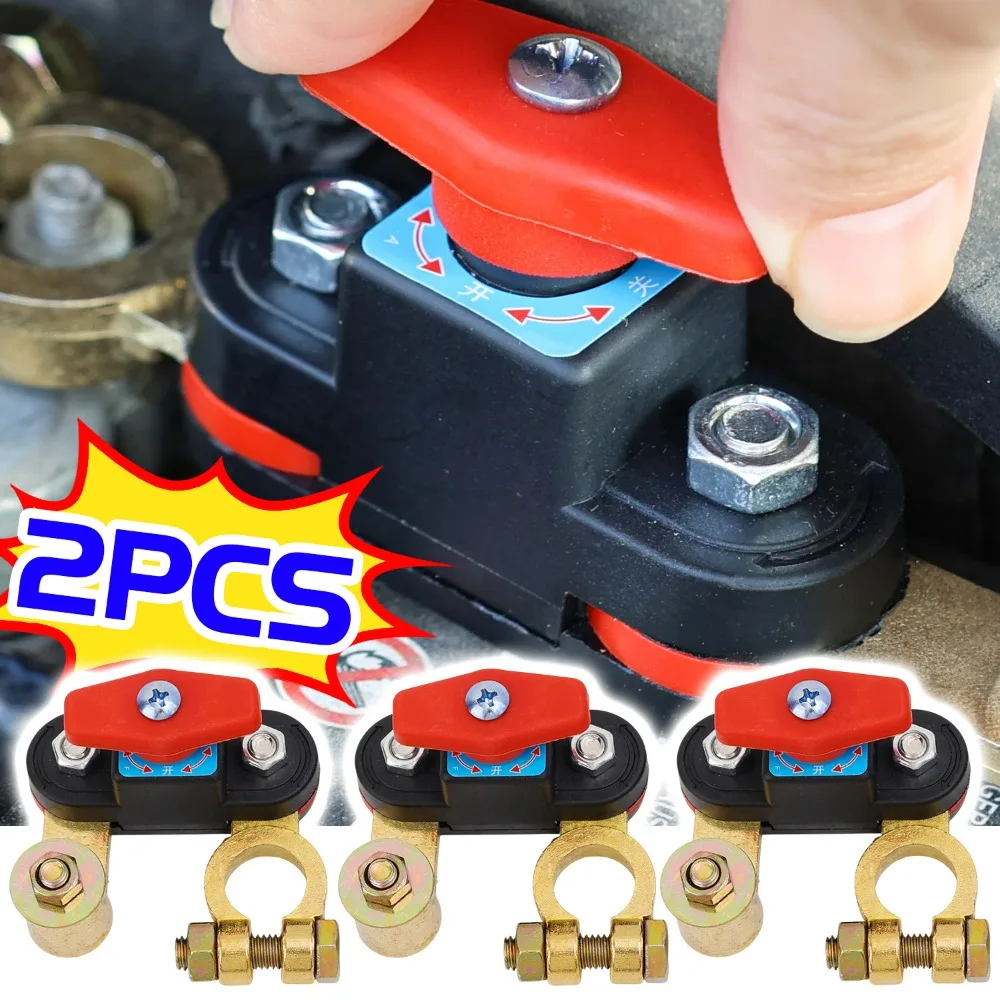 

Разъединитель автомобильного аккумулятора, верхняя стойка, лезвие ножа, сверхмощный изолятор 12/24 В для грузовика, лодки, автофургона, морской авто, защита от утечек