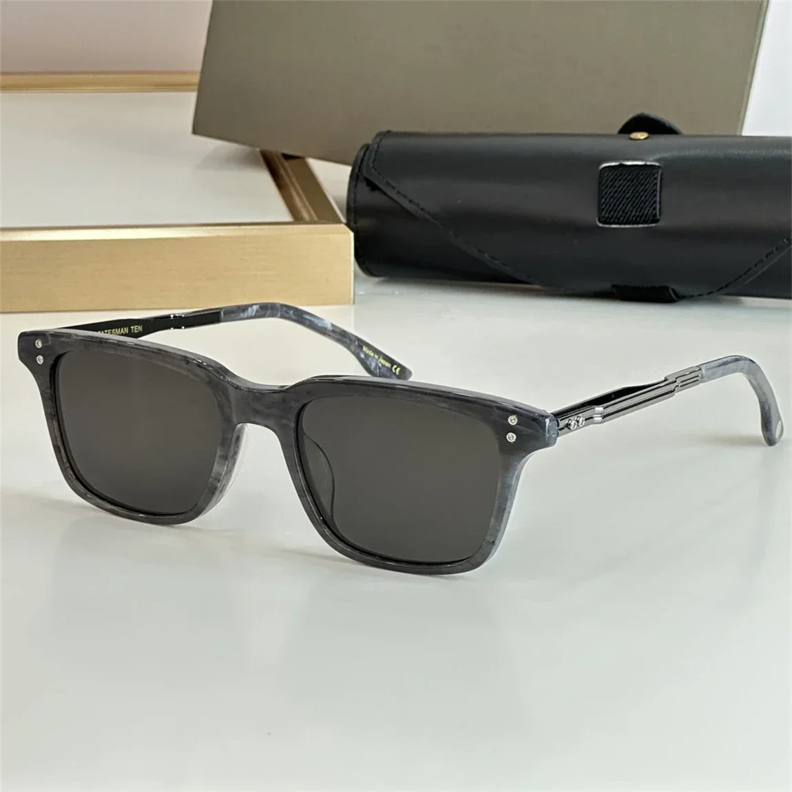 نظارات شمسية فاخرة عالية الجودة للرجال والنساء STATESMAN DTS181 نظارات مصممة من التيتانيوم UV400