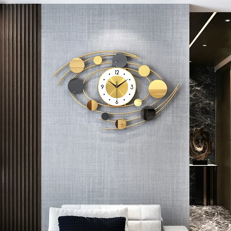 الشمال ساعة حائط فاخرة التصميم الحديث كبير صامت الإبداعية ساعة حائط كبيرة الرقمية الجدة المطبخ Wandklok ديكور المنزل