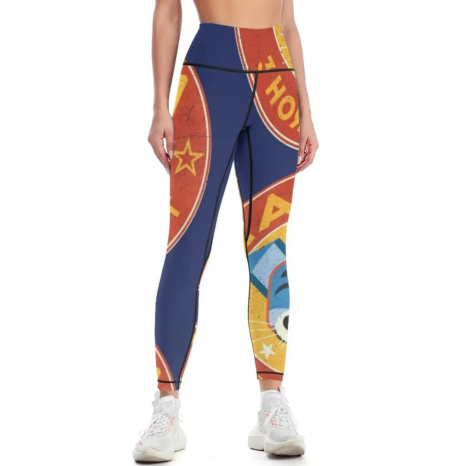 

Laika Mission patch Leggings for girls Women's fitness for physical trousers Womens Leggings
