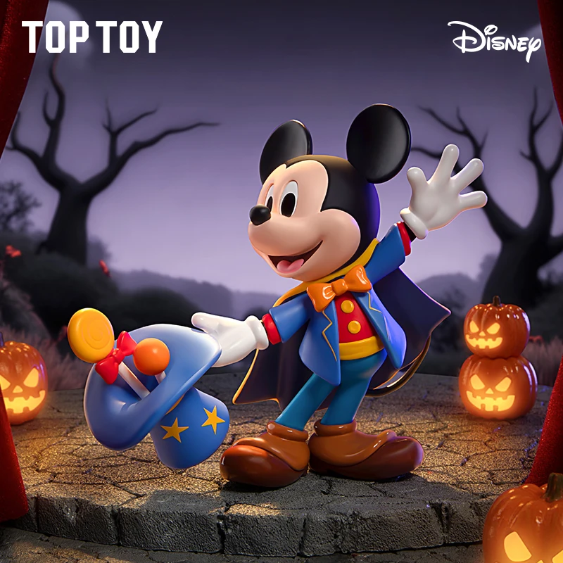 TOPTOY Disney Halloween serie nocturna mágica juguete de moda caja ciega modelo figura de juguete decoración regalo de cumpleaños
