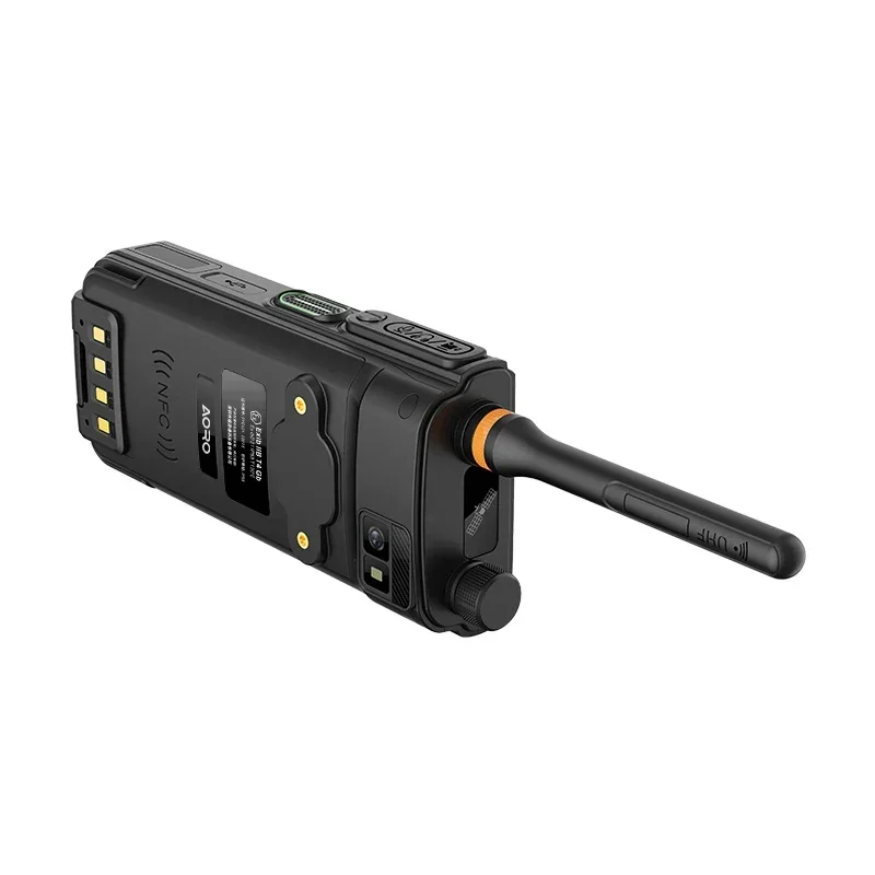 Teléfonos móviles resistentes Android 10 de mano, compatible con cargador, escáner 1D/2D, PDA portátil de red Aoro PTT 5G