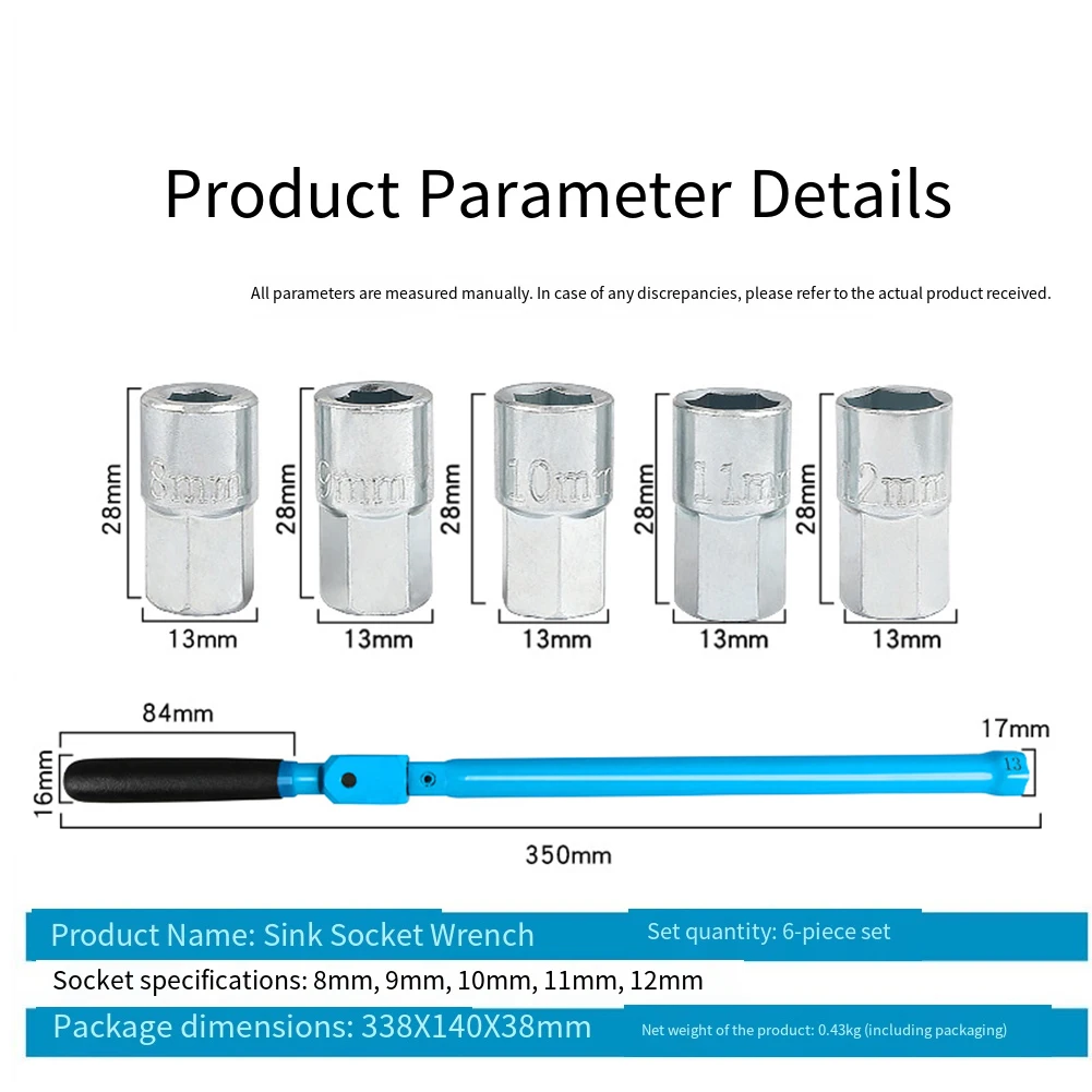 

Универсальный набор инструментов для сантехники: инструменты для установки смесителей, ручной набор инструментов, совместимый с различными типами соединений, конструкция для легкой разборки