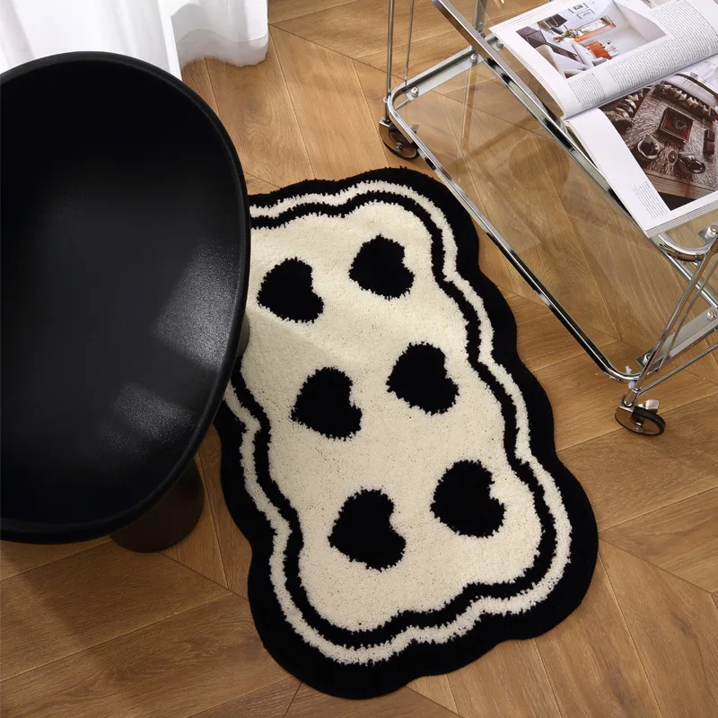 

Nordic simple floor mats are stain-resistant, Absorbent Floor Mat For Bathroom Non Slip, Fast Drying Soft Doormat, bedside mat