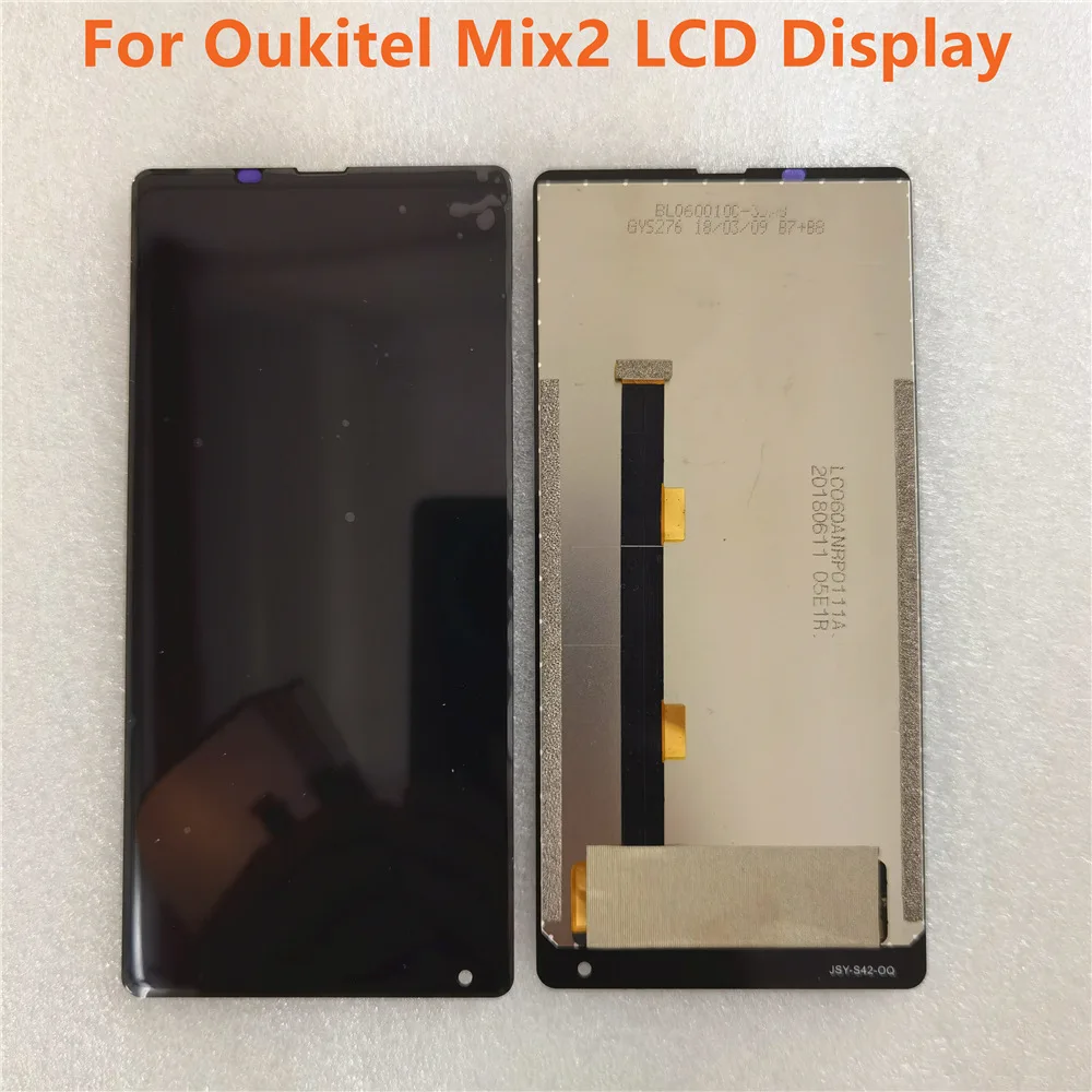 For Oukitel Mix2 LCD&Touch screen Digitizer Oukitel Mix 2 display Screen module accessories Assembly Replac