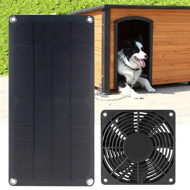 A66T-Solar Panel 10W 12V For Office Outdoor Dog Chicken House Greenhouse Waterproof Solar Panel B