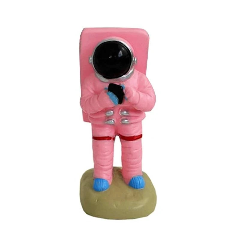 

A3PD for Creative Astronaut Cell Phone Stand Tablets Smartphone Spaceman Bracket Resin Phone Holder Desk Ornament Universal for