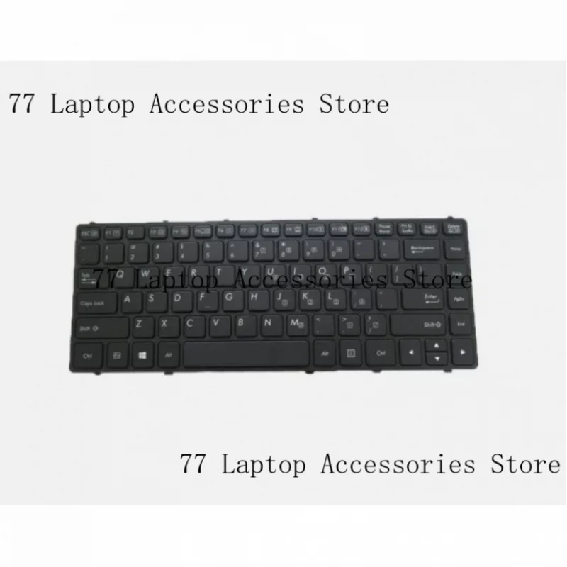 Backlit Keyboard For GETAC V 138418 CS1 V00 US-RO 531087680002   English Black Frame