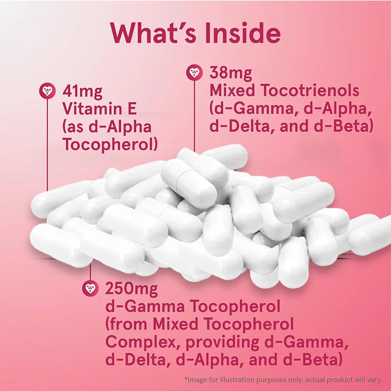 Tocopherol + Tocotrienol Complex - สารต้านอนุมูลอิสระ รองรับการไหลเวียนโลหิตและสุขภาพของหัวใจ