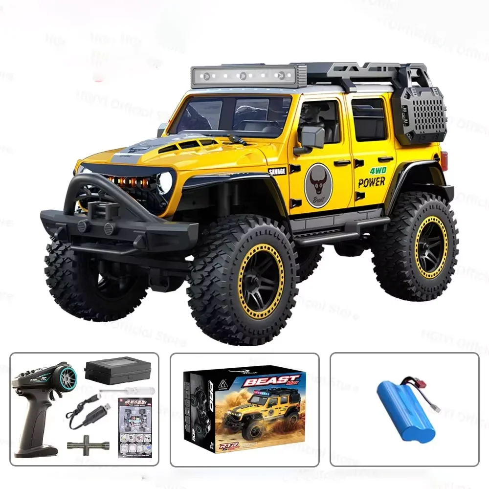 

SG206 Multi-Functional RC Climbing Vehicle With LED Light 2.4G 4WD RC Climbing Off-Road Car Brushless Motor RC Toy For Kid Gift