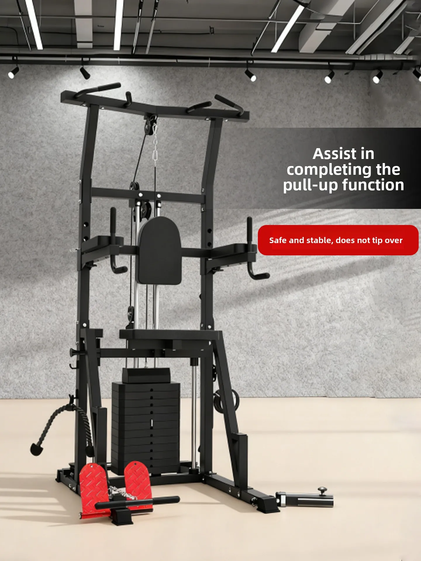 Pull-Up Trainer Home Use Lumbar Stretching Single Double Bar Multi-Function Device Student Aid