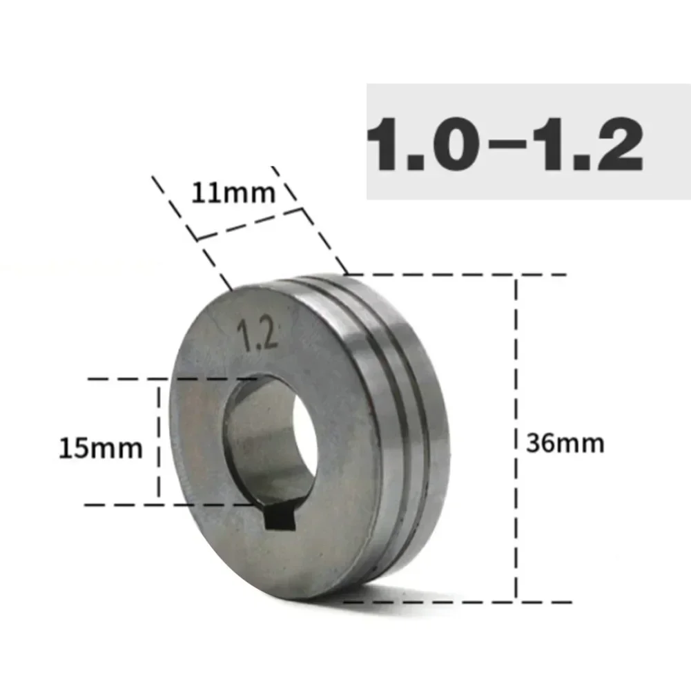 Rullo di trasmissione dell'alimentatore filo Guida di saldatura dell'alimentatore della ruota motrice Rullo di alimentazione del filo per saldatore Mig 0,8/1,0 mm 100% nuovo di zecca