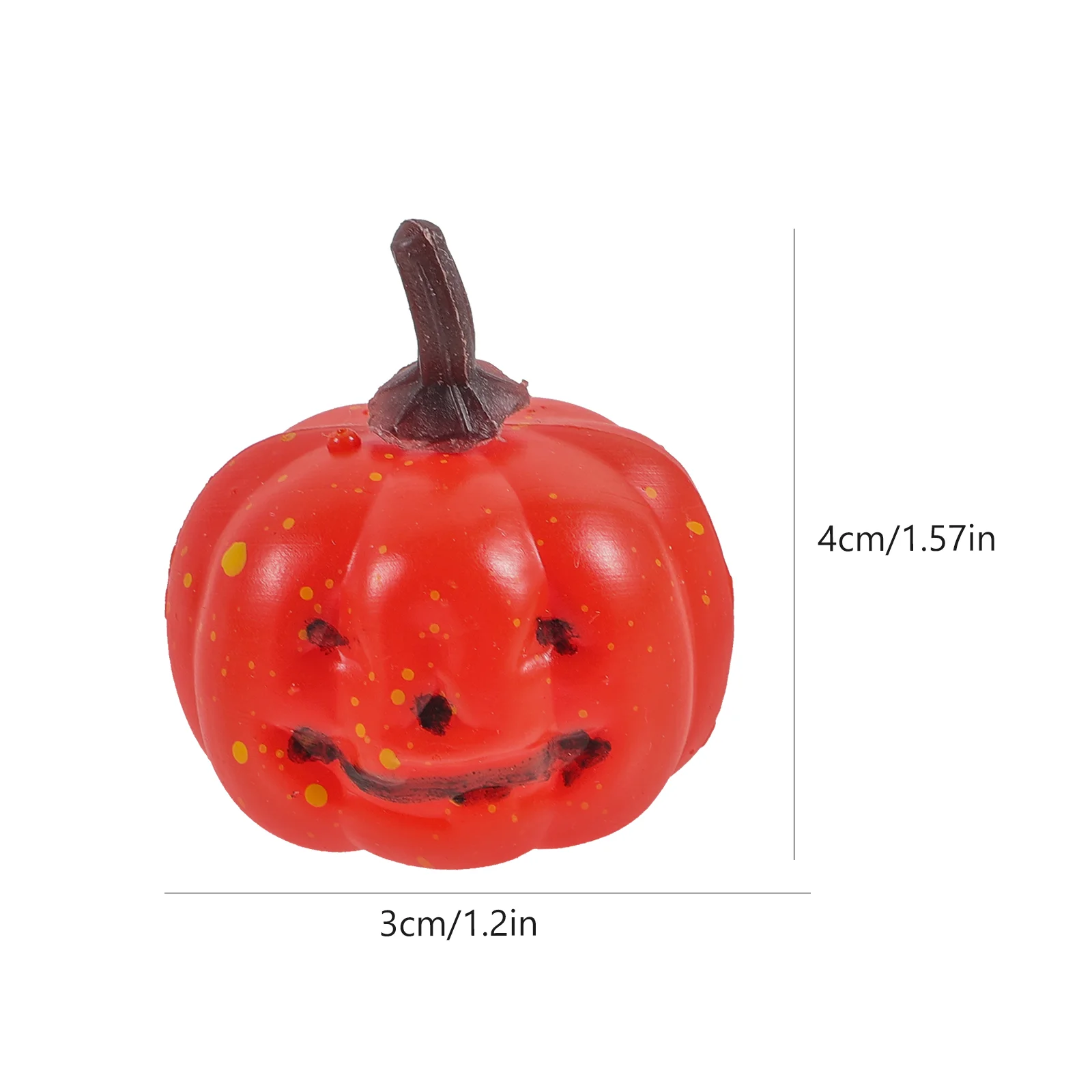 16 Pcs Artificial Pumpkin Plastic Pumpkins for Decoration Thanksgiving Day Small Lifelike House Party Halloween Fall