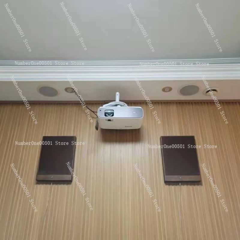 Thin Wall Mount Passive Surround Sound Speaker for Home Theater 5.1 7.1 Channel System