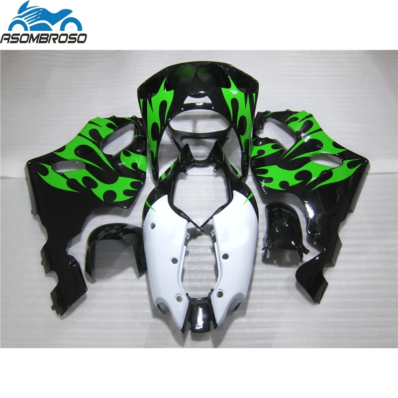 New Arrival for Ninja ZX7R fairing kit 1996-2003 green black fairing set ZX-7R 96 97 98 99 00 01 02 03 21