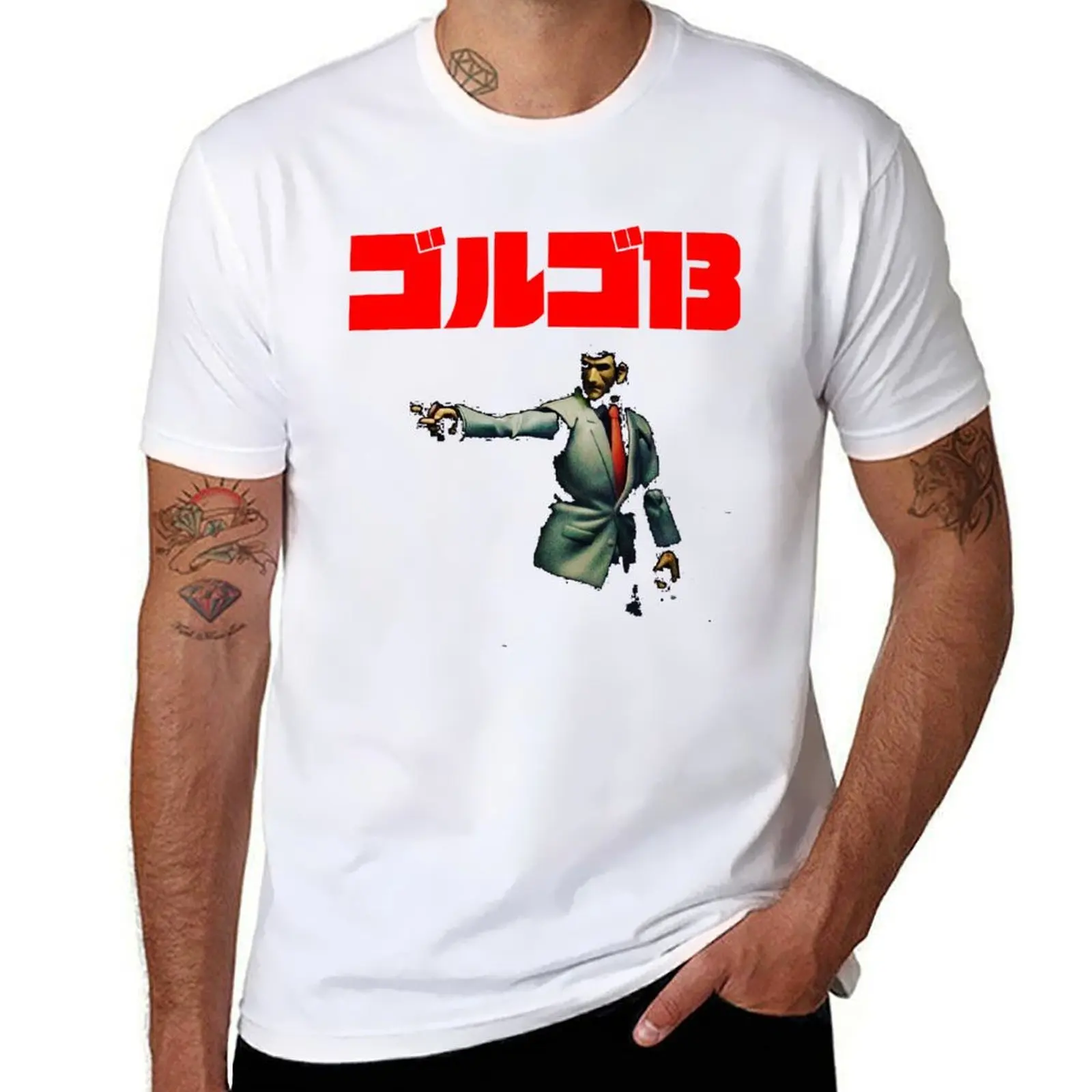 

Golgo 13 T-Shirt men t shirt cotton 100% man t shirt luxury T-Shirt