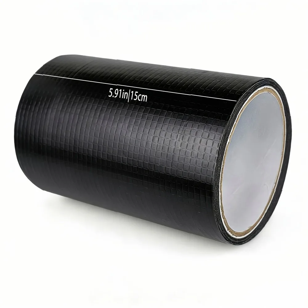 Black Butyl Sealant Tape Self-Adhesive Waterproof Airtight Leak Repair for Roof Pipe RV Marine, Strong Adhesion