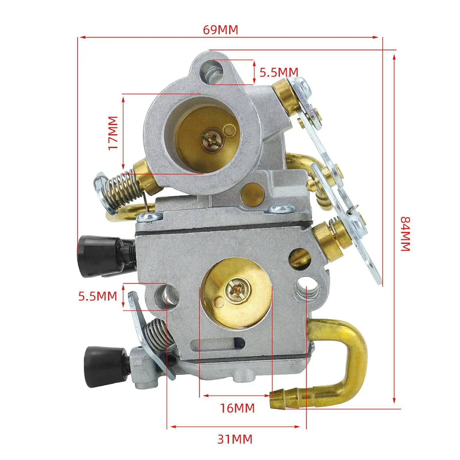 Kit de carburateur facile à installer, accessoires de remplacement Direct robustes pour scie à tronçonner le béton TS410 TS420Z TS410Z TS420