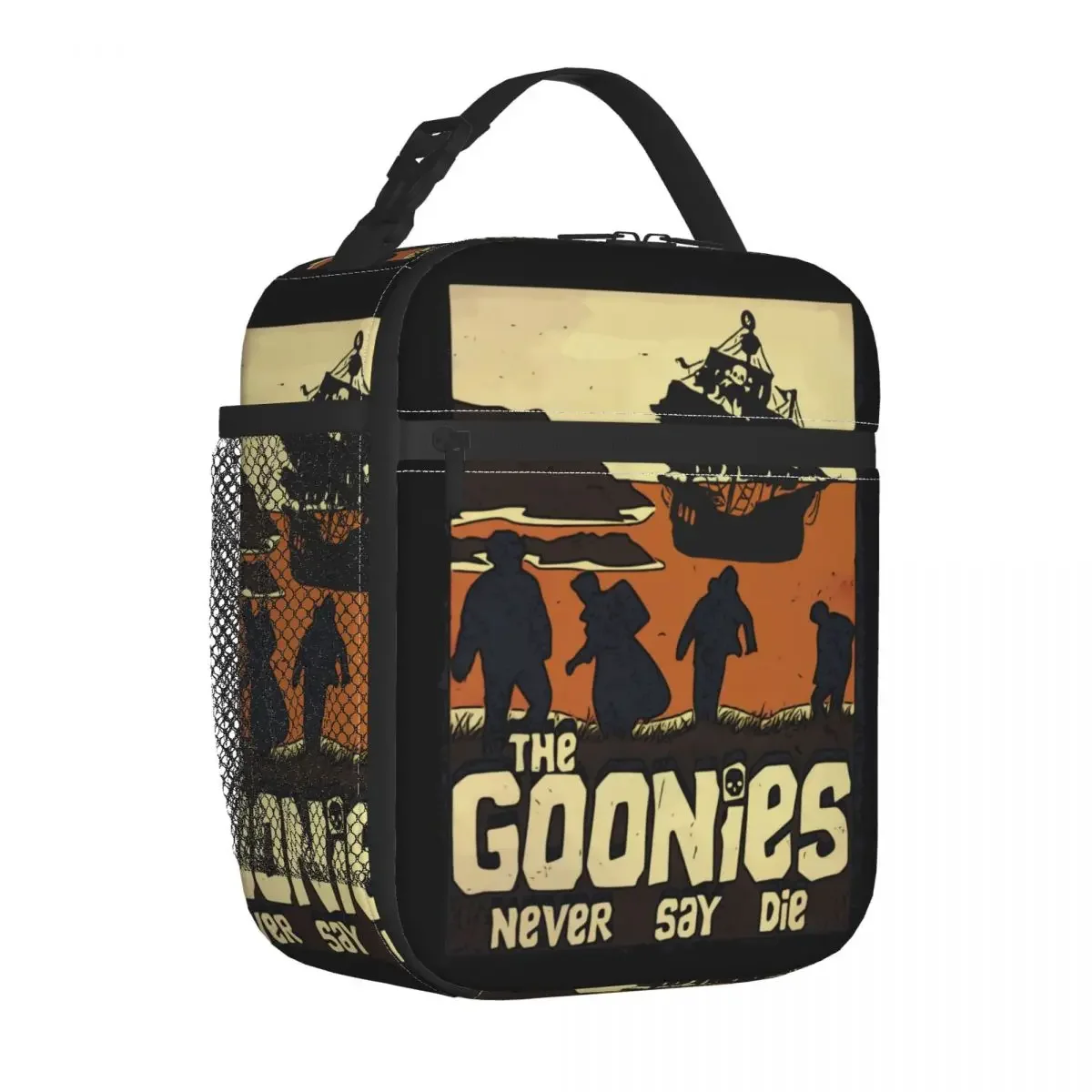 The Goonies Movie Poster Insulated Lunch Bag Large Meal Container Cooler Bag Lunch Box Tote School Travel Girl Boy