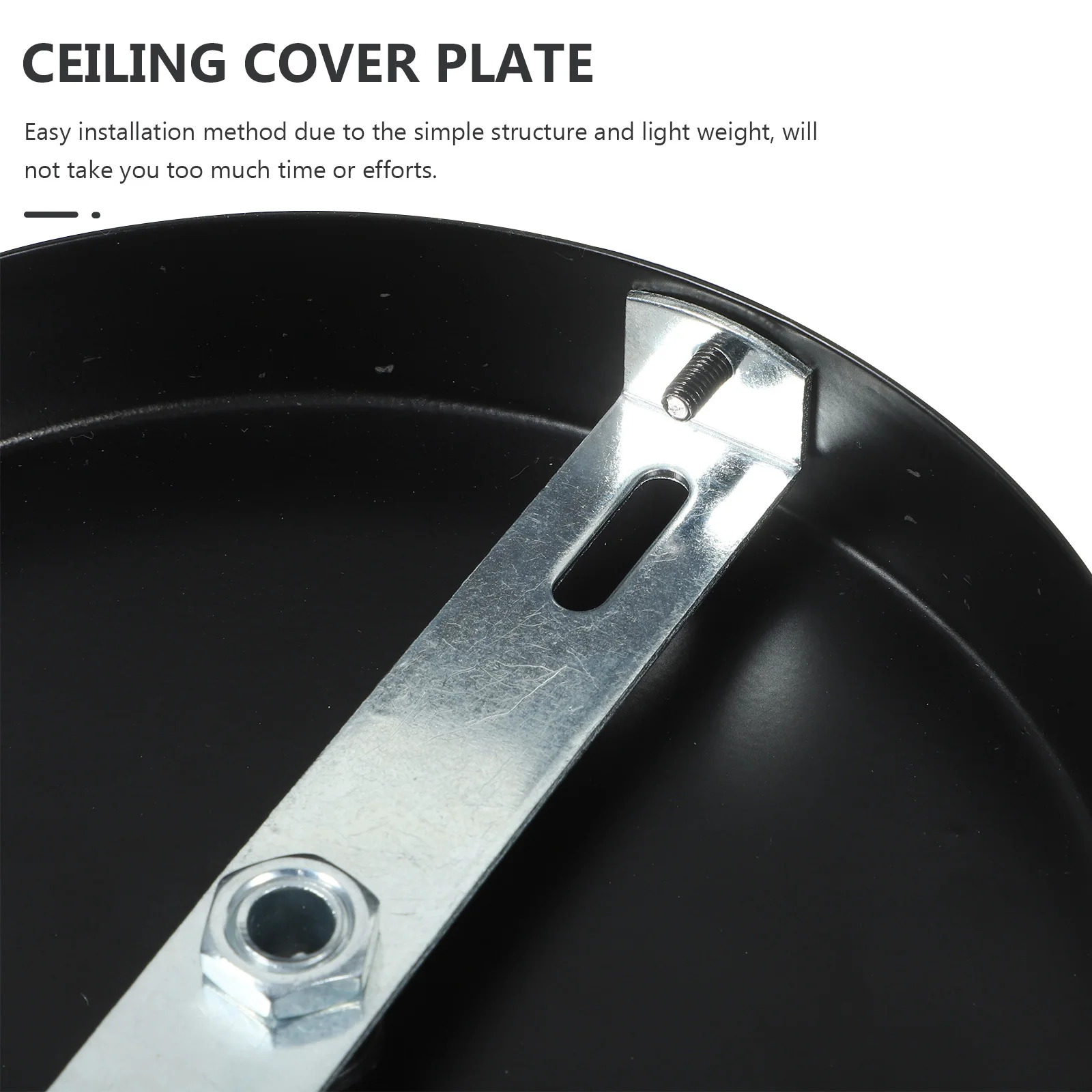 

Круглая потолочная пластина-розетка из железа для люстры в современном фермерском стиле, легко устанавливаемая