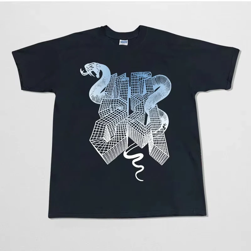 

Памятная футболка American Basketball Black Mamba KB24, дышащая хлопковая футболка с короткими рукавами, мужская и женская повседневная спортивная футболка