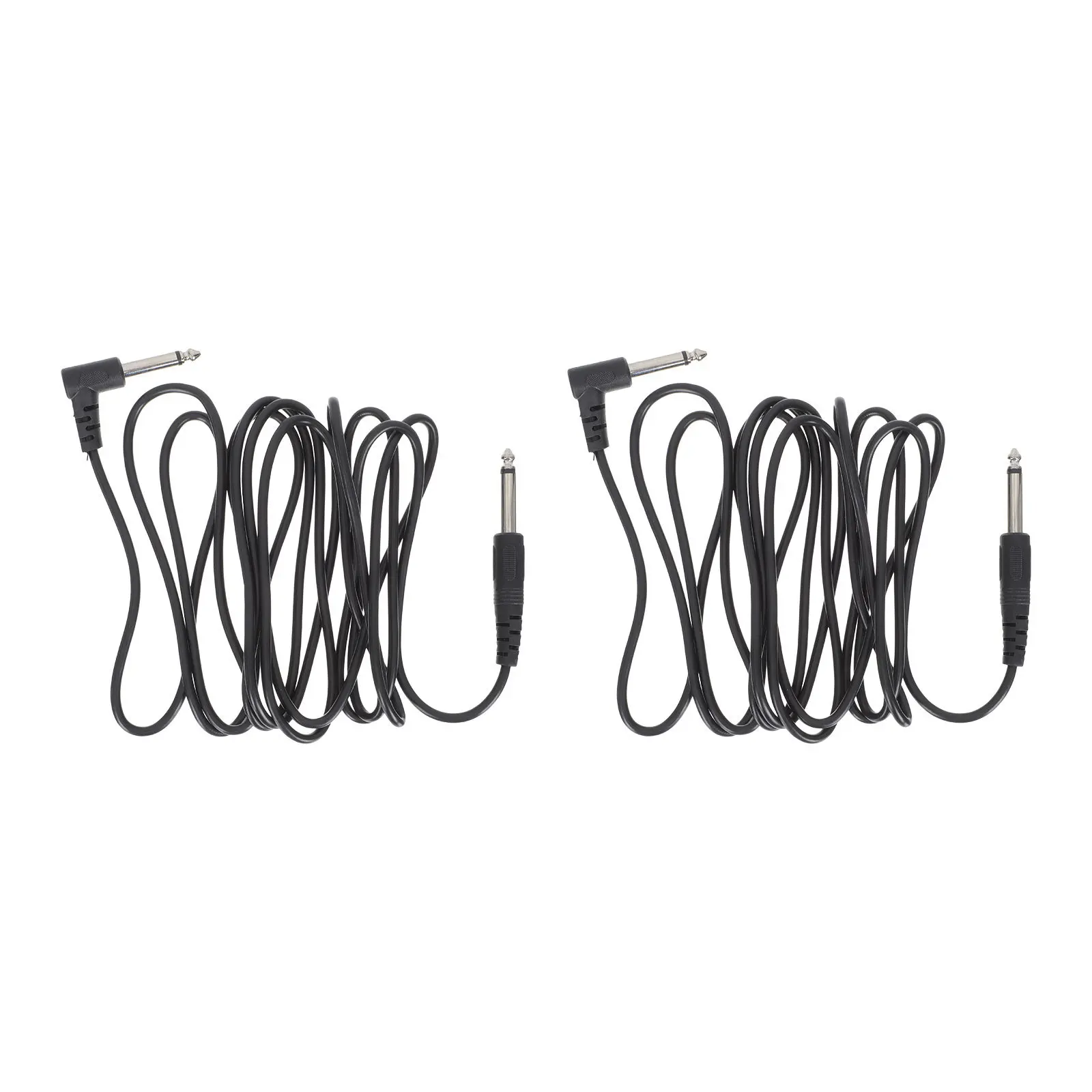 Cavo audio da 3 pezzi da 6,35 mm per chitarra, strumento elettrico, cavo di collegamento, cavo adattatore per altoparlante, cavo audio per chitarra