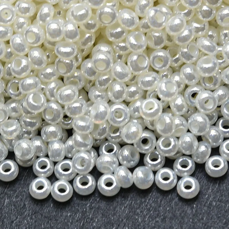 PRECIOSA Pearl Color  Round Beads Solid Color Czech Republic Glass Seed Beads for Jewelry DIY Making