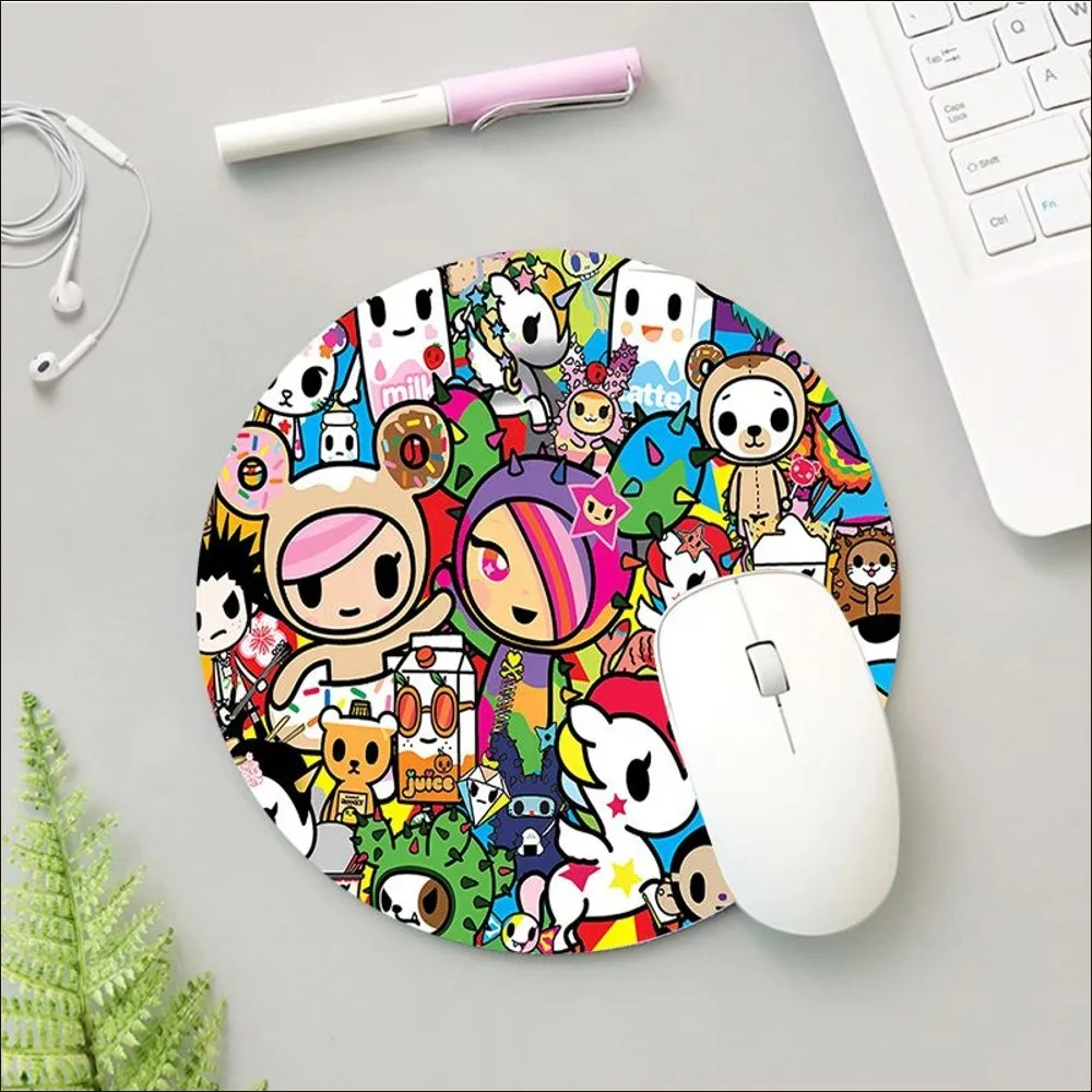 T-Tokidoki Mousepad Rubber Small Speed Version Game Computer Keyboard Office Table Mat PC Laptop Mouse Mat Writing Desk Mats