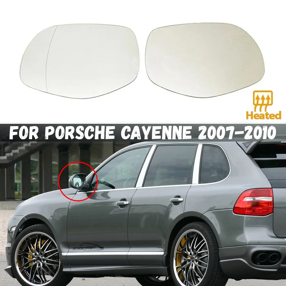 Podgrzewane białe lusterko wsteczne do PORSCHE CAYENNE 957 2007 2008 2009 2010