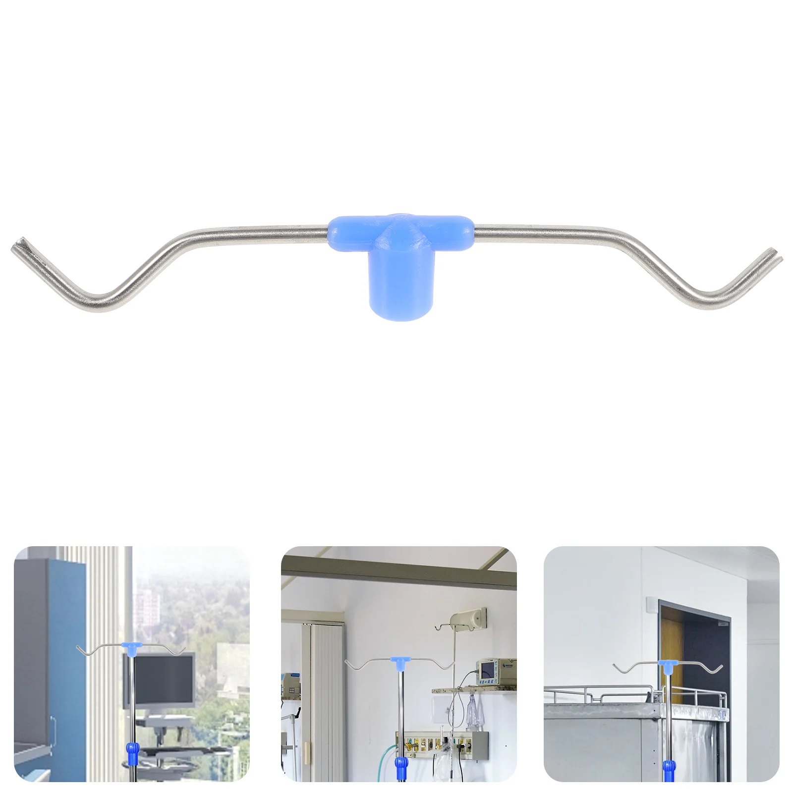 Drip Stand Infusion Bottle Holder IV Pole Rack Hanger Hospital Part Hook Stainless Steel Parts Exquisite Accessory