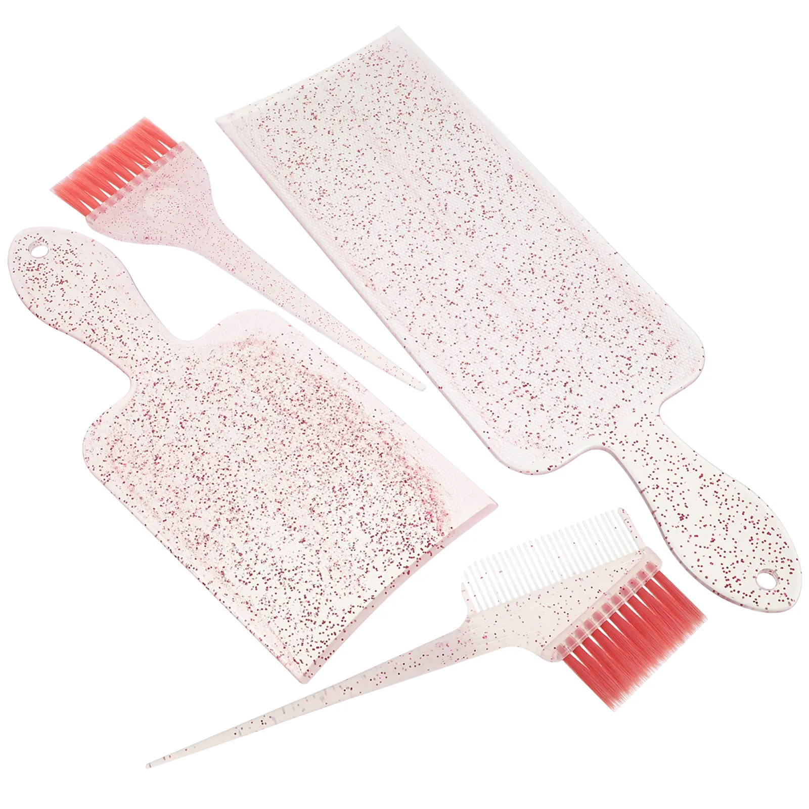

1Set Hair Highlighting Kit Dye Boards Brush Comb Sturdy Lightweight Salon Home DIY Hair Coloring Tools Highlighting Kit
