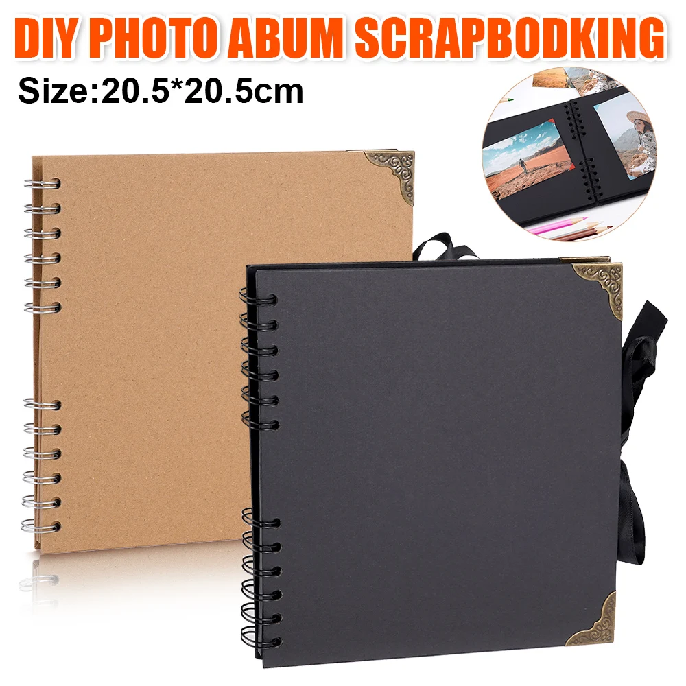 

DIY Craft Album Scrapbook Paper Picture Photo Album Photocard Memory Book Albums For Wedding Birthday Holiday Anniversary Gift