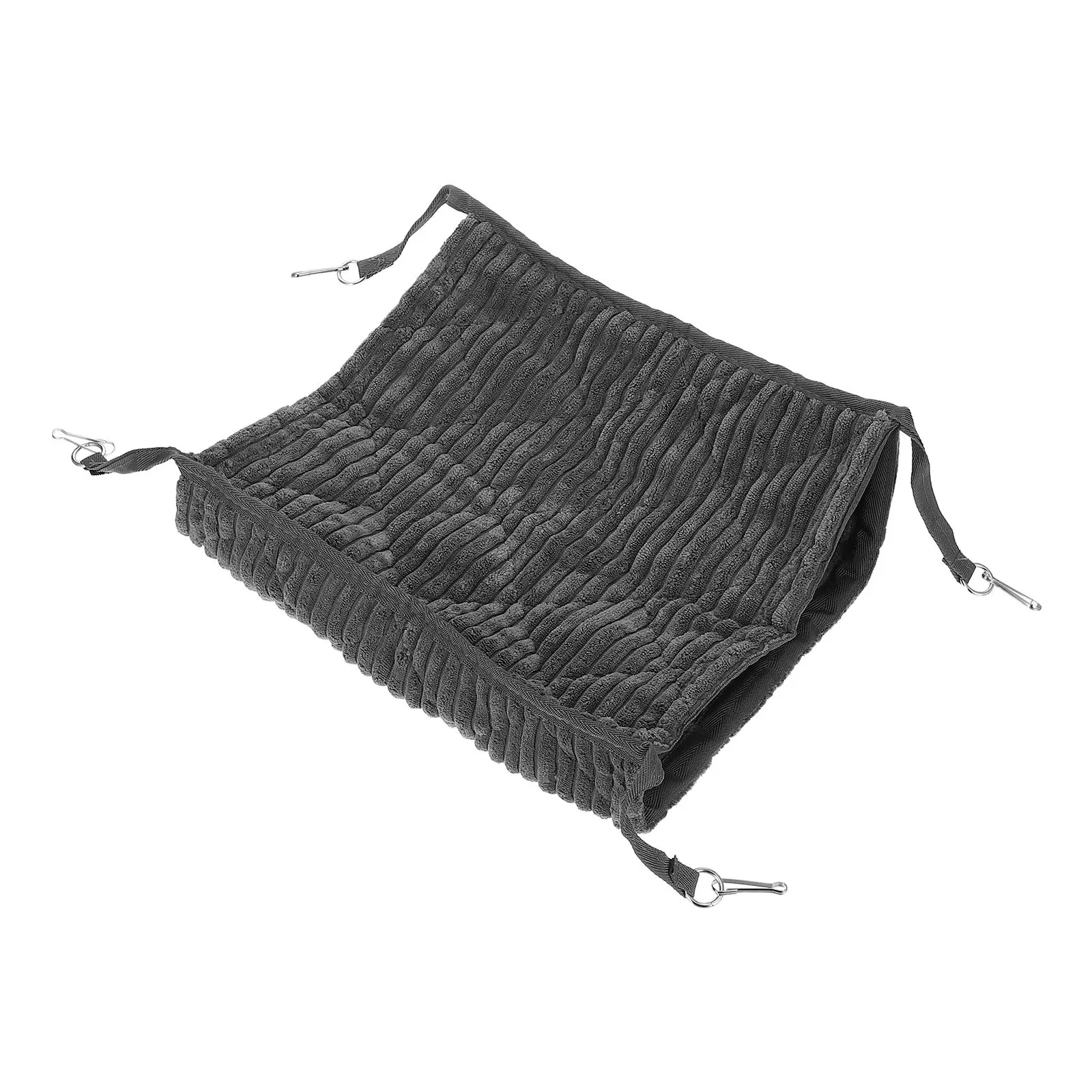 Large Ferret Hammock Chinchilla Hanging Tunnel Bed for Cage Cat Grey Animal Hideouts view 3