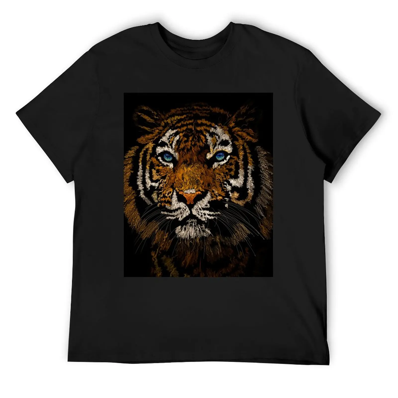 El Tigre by Sir Render Art T-Shirt summer clothes plus size tops t shirt men