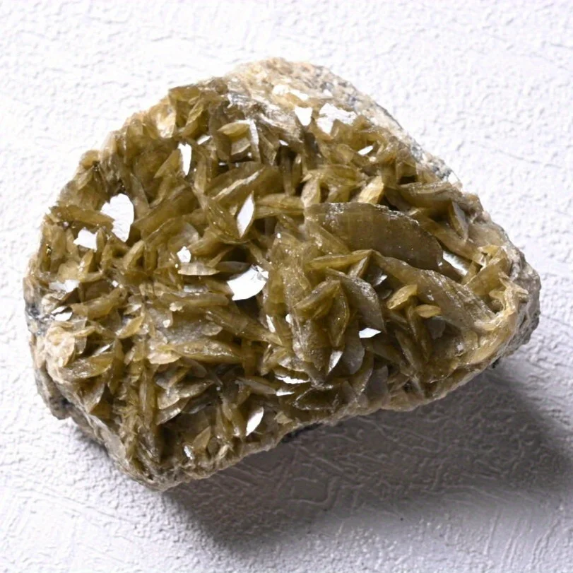 

1pc Natural Golden Siderite Crystal,Crystal Cluster,Bladed Siderite Specimen