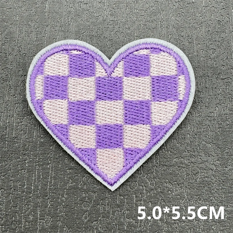Parche bordado corazón con bola de discoteca y lazo, para planchar - imagen 4