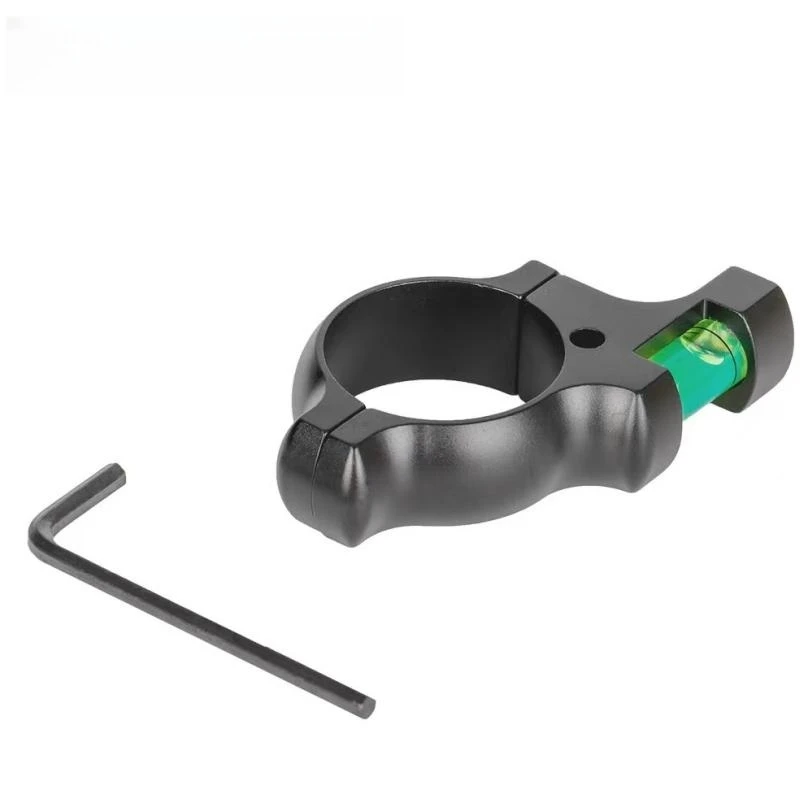 Rifle Scope Bubble Level 30mm Diameter Tactical Sight Mount Rings Adapter Hunting Accessories