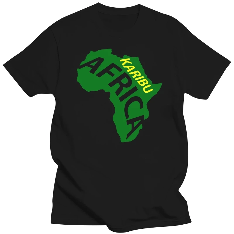 Karibu African T-shirt Tanzania Kenya Zanzibar Uganda Kilimanjaro Tourist