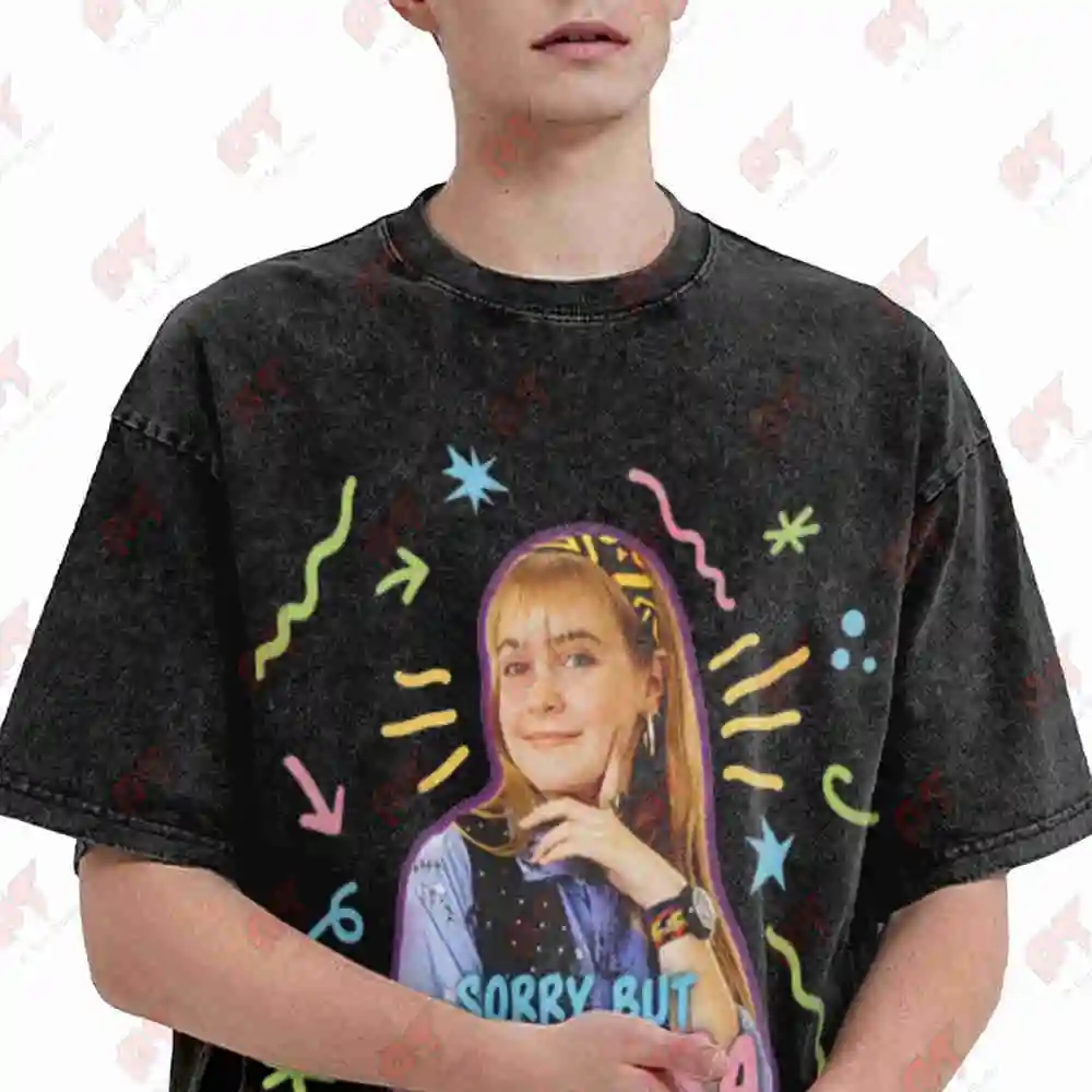 Clarissa Didn't Explain Any Of This Explains It All Vintage Washed Tee Pure Cotton T-Shirt