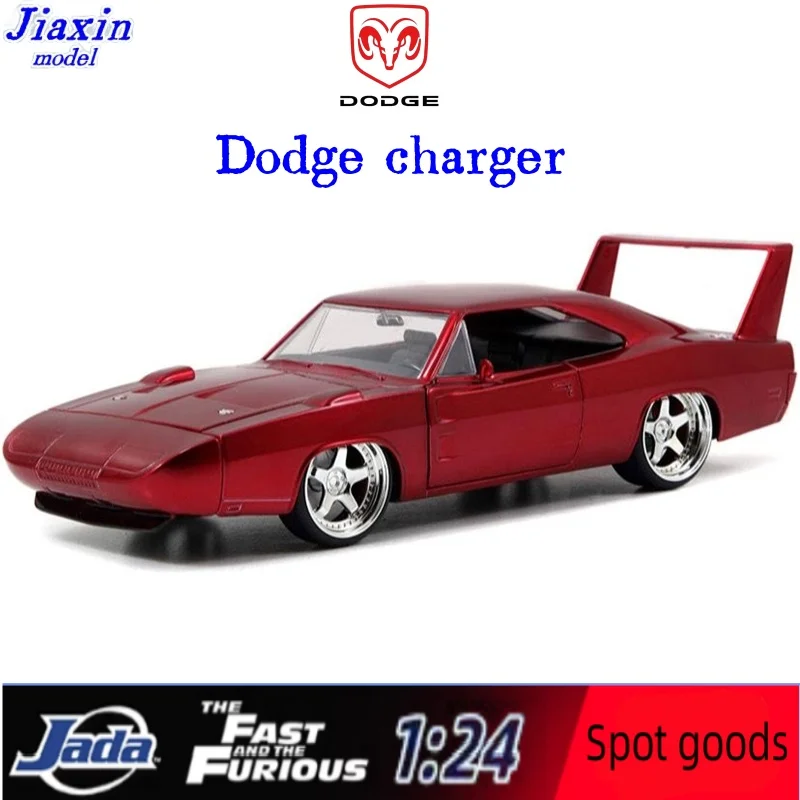 

jada1:24 Fast & Furious 1969 Dodge Charger Rare alloy car model children's gift collection