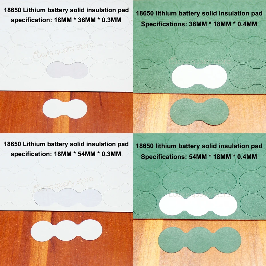 100pcs/lot 18650 lithium battery assembly DIY insulation gasket highland barley pad kuaibao paper