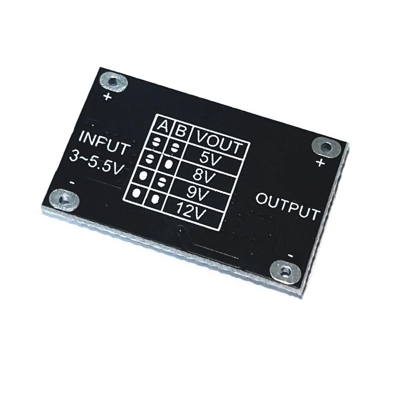 3.7v5v to 12V DC-DC boost module is enough 10W to set 5V 8V 9V 12V