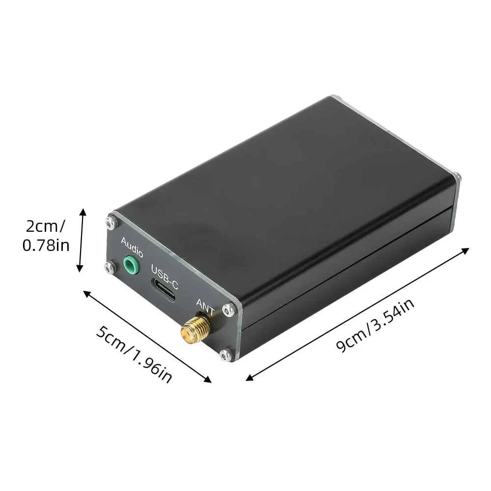 2000 Meter Fm Transmitter 0.5W Digital Display Fm Transmitter Stereo 76-108Mhz Type C Interface