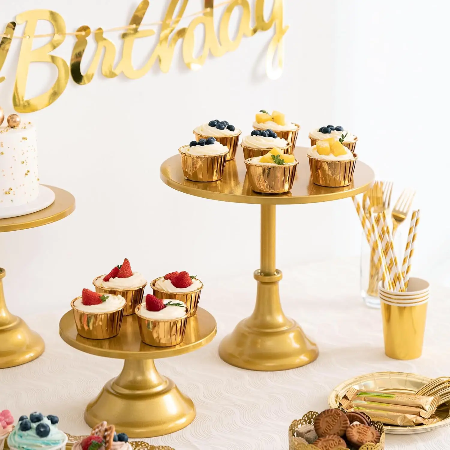 Wedding Wrought Iron Cake Stand, Party Short Cake Display Rack, Wedding Dessert Table,  Prop Cake Stand